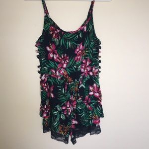 Floral Lace Romper
